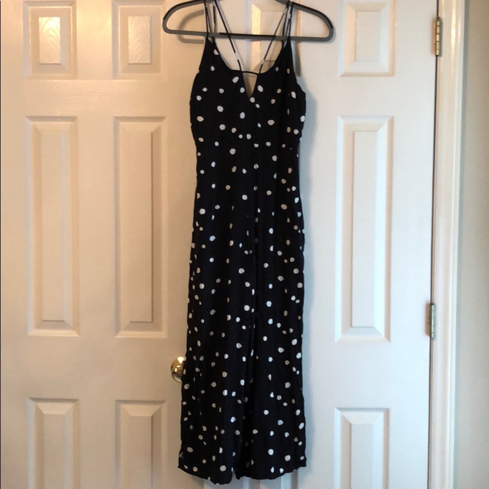 Topshop Polka-dot Jumpsuit